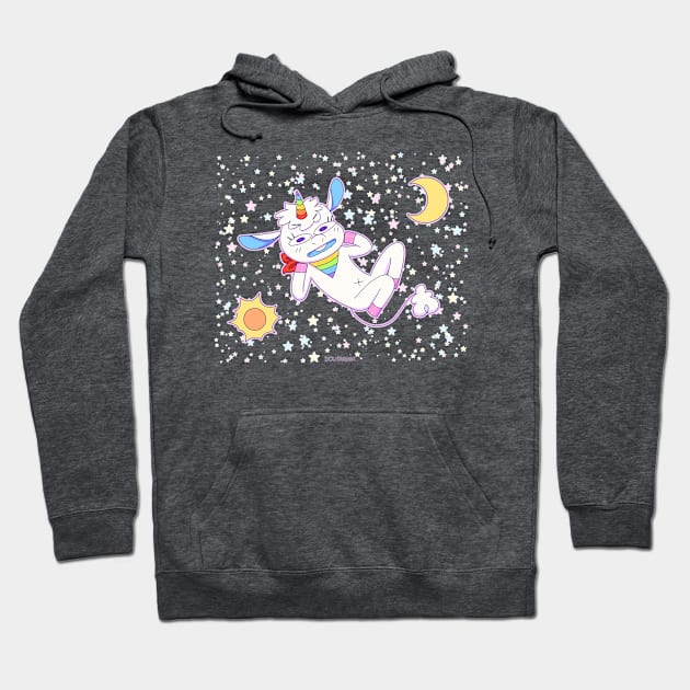 Space Gay🦄 (no bg) Hoodie by Doutarina